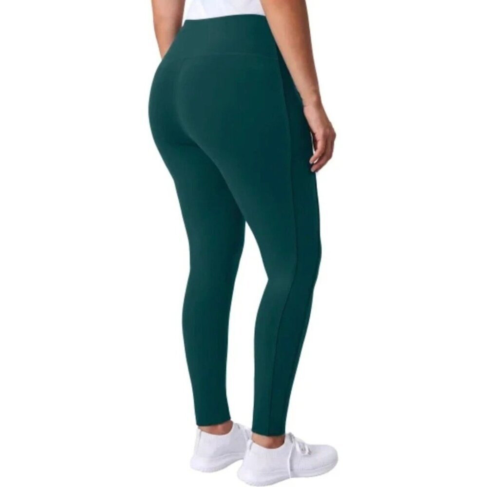 NWOT Mondetta Women's S Teal High-Waisted Performance Leggings G1781 - Picture 2 of 8
